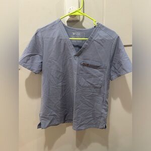 Light Blue Grey M Figs Scrub Shirt - Technical Collection